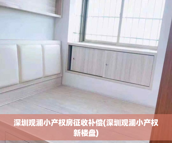 深圳观澜小产权房征收补偿(深圳观澜小产权新楼盘)