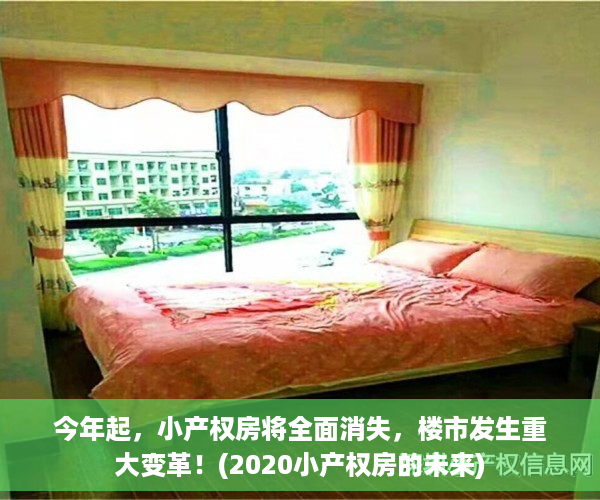 今年起，小产权房将全面消失，楼市发生重大变革！(2020小产权房的未来)
