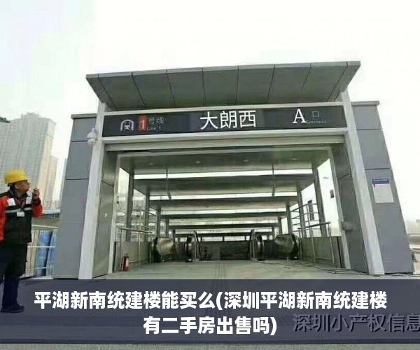 平湖新南统建楼能买么(深圳平湖新南统建楼有二手房出售吗)