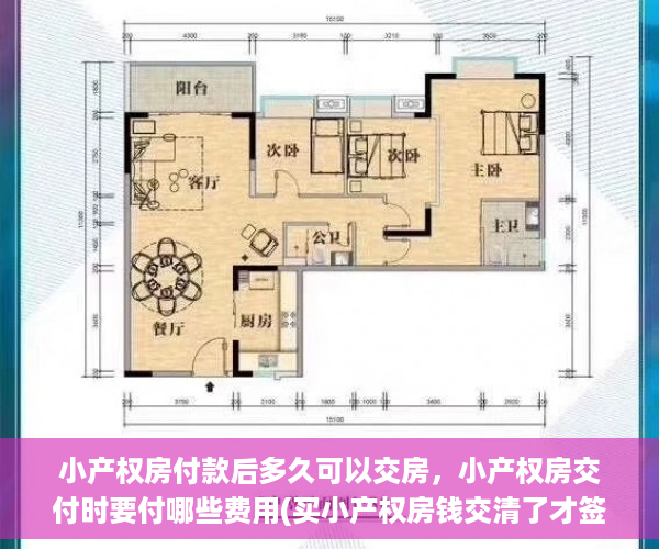 小产权房付款后多久可以交房，小产权房交付时要付哪些费用(买小产权房钱交清了才签约吗)