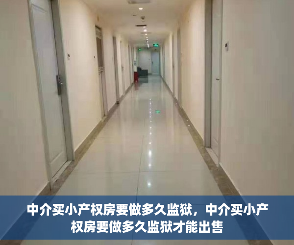 中介买小产权房要做多久监狱，中介买小产权房要做多久监狱才能出售