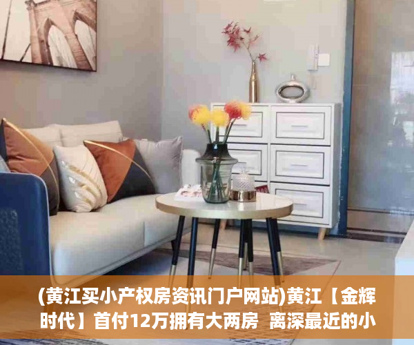 (黄江买小产权房资讯门户网站)黄江【金辉时代】首付12万拥有大两房  离深最近的小产权房
