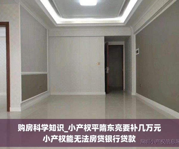 购房科学知识_小产权平隋东亮要补几万元小产权能无法房贷银行贷款