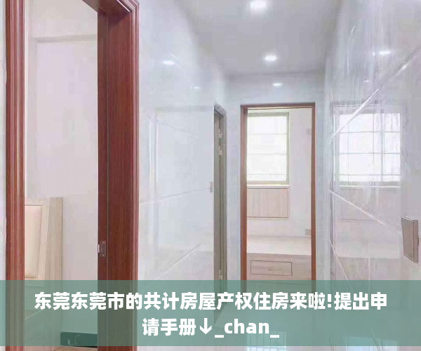东莞东莞市的共计房屋产权住房来啦!提出申请手册↓_chan_