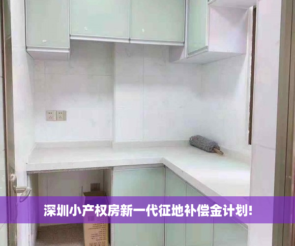 深圳小产权房新一代征地补偿金计划!
