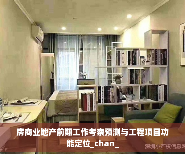 房商业地产前期工作考察预测与工程项目功能定位_chan_