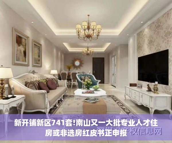 新开铺新区741套!南山又一大批专业人才住房或非选房红皮书正申报