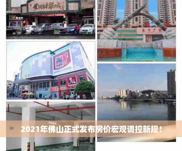 2021年佛山正式发布房价宏观调控新规！