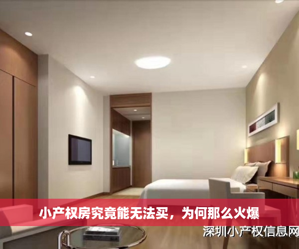 小产权房究竟能无法买，为何那么火爆