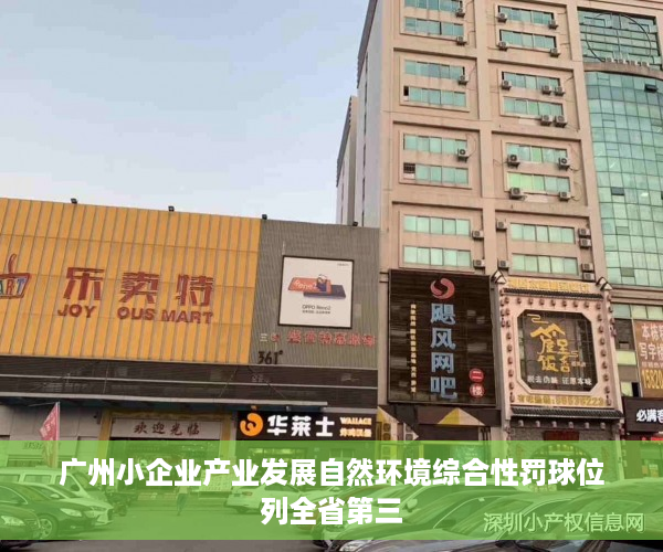 广州小企业产业发展自然环境综合性罚球位列全省第三