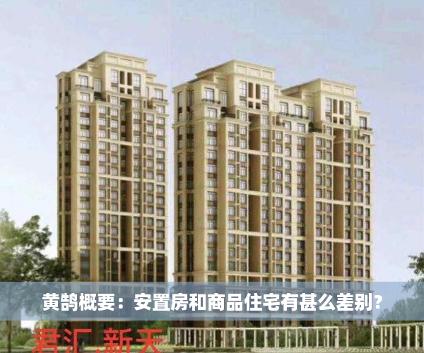 黄鹄概要：安置房和商品住宅有甚么差别？
