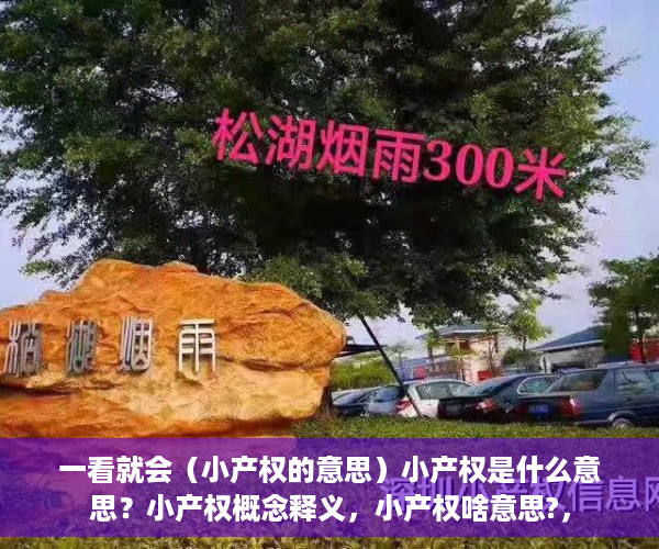 一看就会（小产权的意思）小产权是什么意思？小产权概念释义，小产权啥意思?，