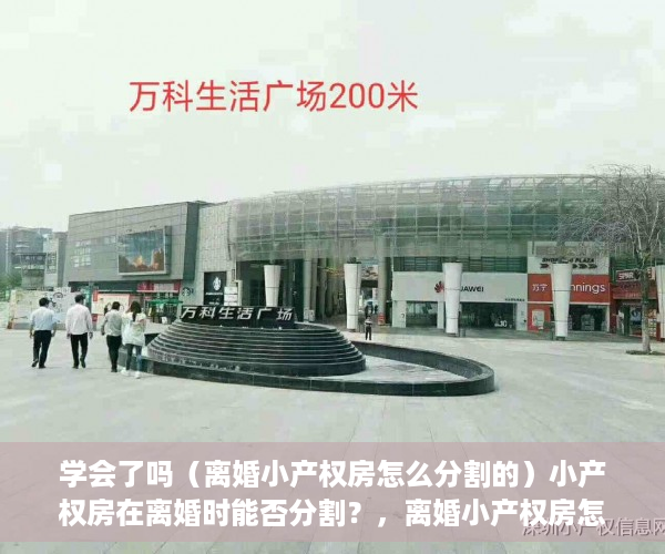 学会了吗（离婚小产权房怎么分割的）小产权房在离婚时能否分割？，离婚小产权房怎么分割财产，
