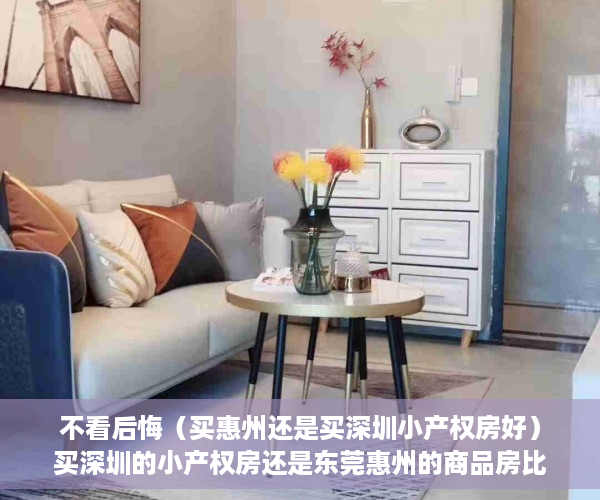 不看后悔（买惠州还是买深圳小产权房好）买深圳的小产权房还是东莞惠州的商品房比较值得呢？，深圳小产权房和惠州商品房，