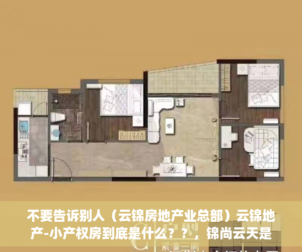 不要告诉别人（云锦房地产业总部）云锦地产-小产权房到底是什么？？，锦尚云天是属于啥房，