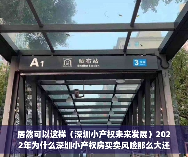 居然可以这样（深圳小产权未来发展）2022年为什么深圳小产权房买卖风险那么大还是有人购买？，深圳小产权房，