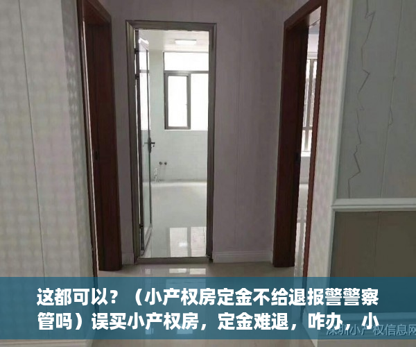 这都可以？（小产权房定金不给退报警警察管吗）误买小产权房，定金难退，咋办，小产权房交了定金不想要了能退吗，