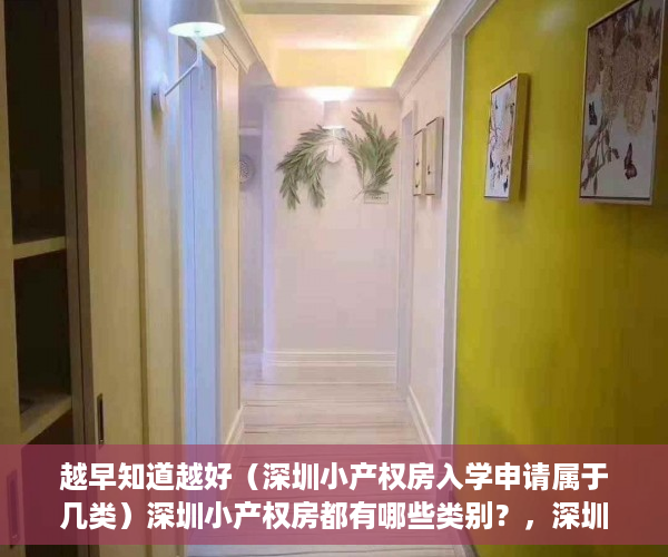 越早知道越好（深圳小产权房入学申请属于几类）深圳小产权房都有哪些类别？，深圳小产权房,小孩读书是第几类，