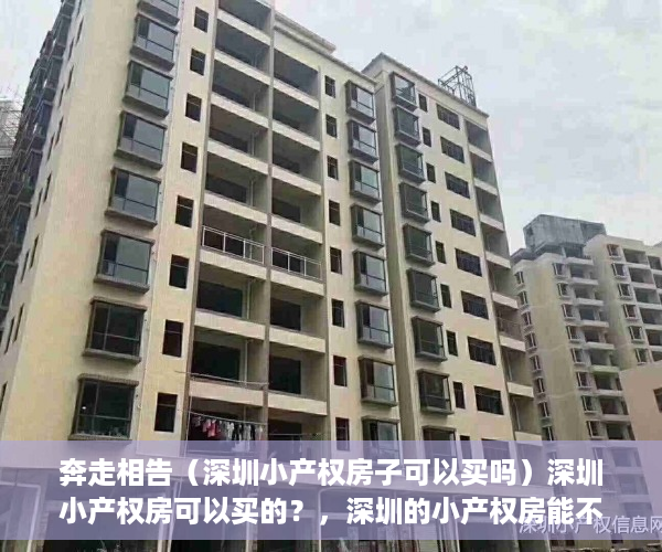 奔走相告（深圳小产权房子可以买吗）深圳小产权房可以买的？，深圳的小产权房能不能买，